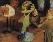 The Store of  Millinery Edgar Degas